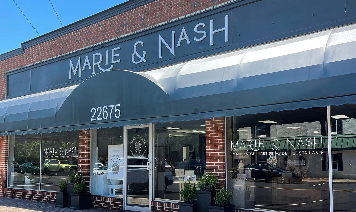 marie and nash sign in southern md