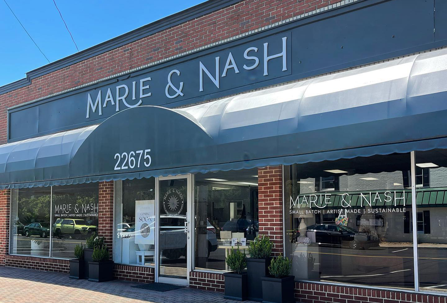 marie and nash sign in southern md