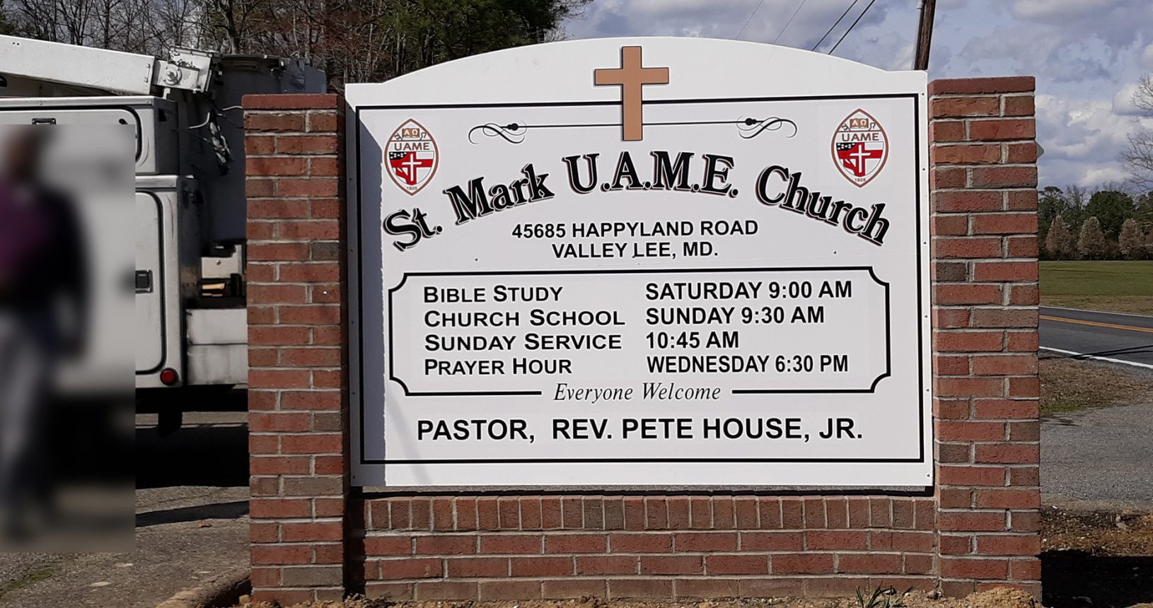 church sign in southern md